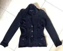 BANANA REPUBLIC ダークグレー　ニットジャケット