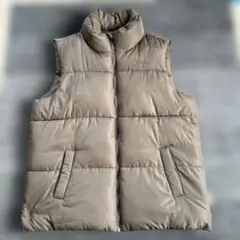 Logos Days ベージュ ダウンベスト