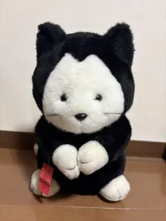 さて　sate 猫のぬいぐるみ　ハンドメイド　東京蚤の市 さて sate ぬいぐるみ作家 ハンドメイド 黒猫 - メルカリ