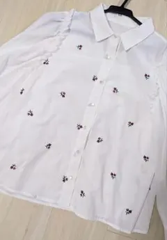 r.p.s 新品 小花柄フリルブラウス