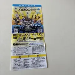 木下大サーカス 岡山公演 割引券のサムネイル