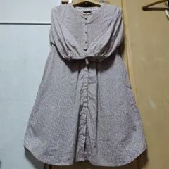 earth music＆ecology リバティ チュニック ワンピース S