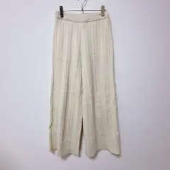 フリークスストア【F】ニットパンツ/ケーブル編み ウエストゴム 毛 ワイド