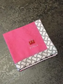 【未使用】FURLA フルラ　ハンカチ　ピンク