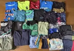 【120】男の子　トップス　まとめ売り27枚　半袖　タンクトップ　上着 ズボン