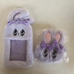 エスターバニー 紫 トレカケース ぬいぐるみポーチ