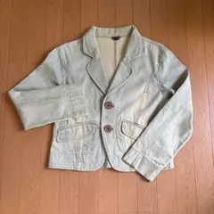 MOUTH VALLEY デニムのライトブルージャケット (M)