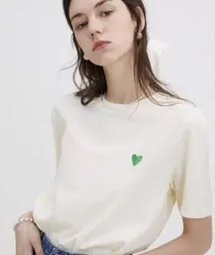 Fano Studios ハート柄 刺繍ロゴ Tシャツのサムネイル