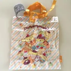 サンリオキャラクターズ 巾着バッグ ポムポムプリン ポーチ ガチャ 新品
