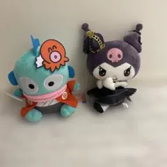 ぬいぐるみセット 青紫キャラクター