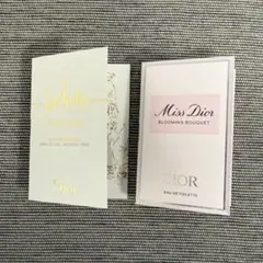 Diorディオールジャドールオードゥパルファンミスディオールサンプル2点セット