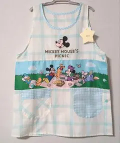 未使用☆ミッキーマウス　ピクニック　エプロン