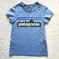 patagonia キッズ　Tシャツ XS (5-6) 水色 110〜120