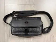 LACOSTE サッチェルショルダーバッグ ブラック　ラコステ