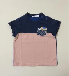 familiar ファミリア 半袖Tシャツ 80クマアップリケのサムネイル
