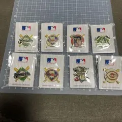 MLB メジャーリーグ　ピンバッジ6種8個セット　カネボウフーズ　2002年