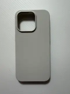 無印良品 iPhone 15 Pro用 TPUケース ホワイトグレー