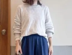 新品 難あり チャオパニックティピー スウェットライクボリュームスリーブニット