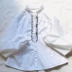 バーバリー　ブルーレーベル　ブラウス　　フリル　ノバチェック