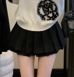 プリーツミニスカート