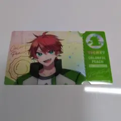 カラフルピーチ からぴち じゃぱぱ トレーディングクリア色紙 色紙