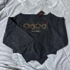 9090 OG Logo Glitter Off-shoulder Sweat