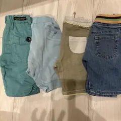 男の子ハーフパンツ4点まとめ売り90-95㎝