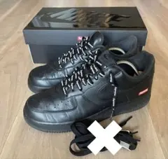 Supreme × Nike Air Force 1 Lowブラック26.5cmのサムネイル