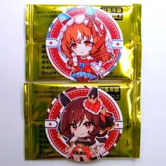 ウマ娘　まんまる焼き３　シール＆外袋❷　スティルインラブ　ジェンティルドンナ