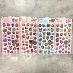 たまごっち ぷっくりシール ぷくぷくシール 立体シール 4点セット