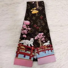 ✨極美品 LOUIS VUITTON M00491 モノグラム リボンスカーフ