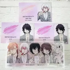 匿名配送】文スト　伊勢丹コラボ購入特典　アクリルボード　名刺風カード　ポオ