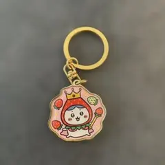 福岡限定 ちいかわ あまおう ダイカットキーホルダー ハチワレ