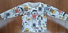 PEANUTS スヌーピー 長袖 トップス アイボリー