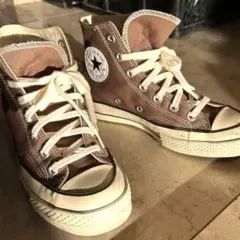 チャックテイラー CONVERSE ブラウン ハイカットスニーカー