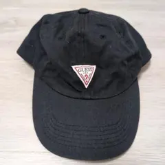 GUESS ベースボールキャップ ブラック