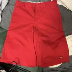 Dickies ディッキーズ ハーフパンツ レッド 34
