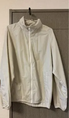 無印良品　撥水ナイロンウィンドブレーカー　L サンドベージュ