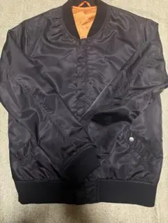 ブラック MA-1 フライトジャケット