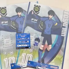 ブルーロック 一番くじ　H賞　クリアポスター　I賞　ラバーチャーム　糸師凛