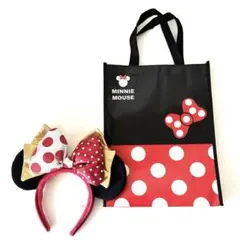 very very minnie 限定グッズ/ミニーカチューシャとトートバッグ