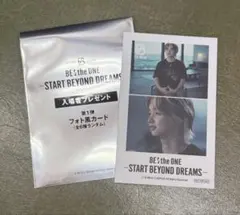 映画 BE:the ONE JUNON ジュノン フォト風カード 入場者特典