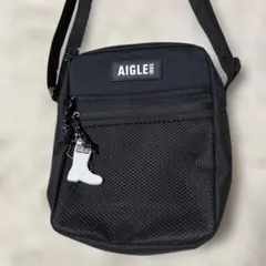 AIGLE 撥水生地 ショルダーバッグ エーグル 多機能ショルダーバッグ
