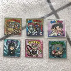 鬼滅の刃マンチョコ 無限城編 ビックリマンシールコラボ 6枚セット