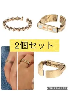 リング 2本セット　リミテッドナンバー Vintage Like