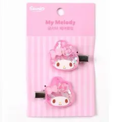 新作‼️ マイメロディ　ヘアピン　ヘアアクセ マイメロ　サンリオ　キッズ　女の子
