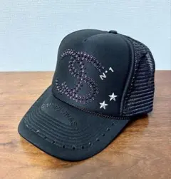 フランシストモークス　スタースタッズハイビスカルスワロフスキー　メッシュキャップ フランシストモークス スタースタッズハイビスカルスワロフスキー