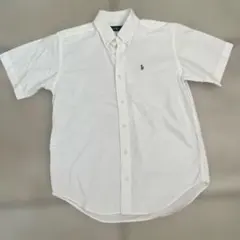 RalphLaurenラルフローレン　白ボタンダウンオックスフォードシャツ　匿名