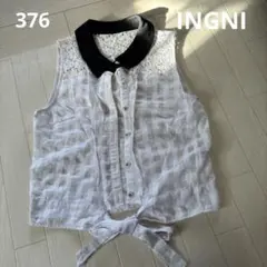 INGNI ノースリーブ チェック柄 ブラウス