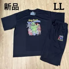 ナイトメアービフォアクリスマス　ウギー・ブギー　セットアップ　パジャマ　黒　LL